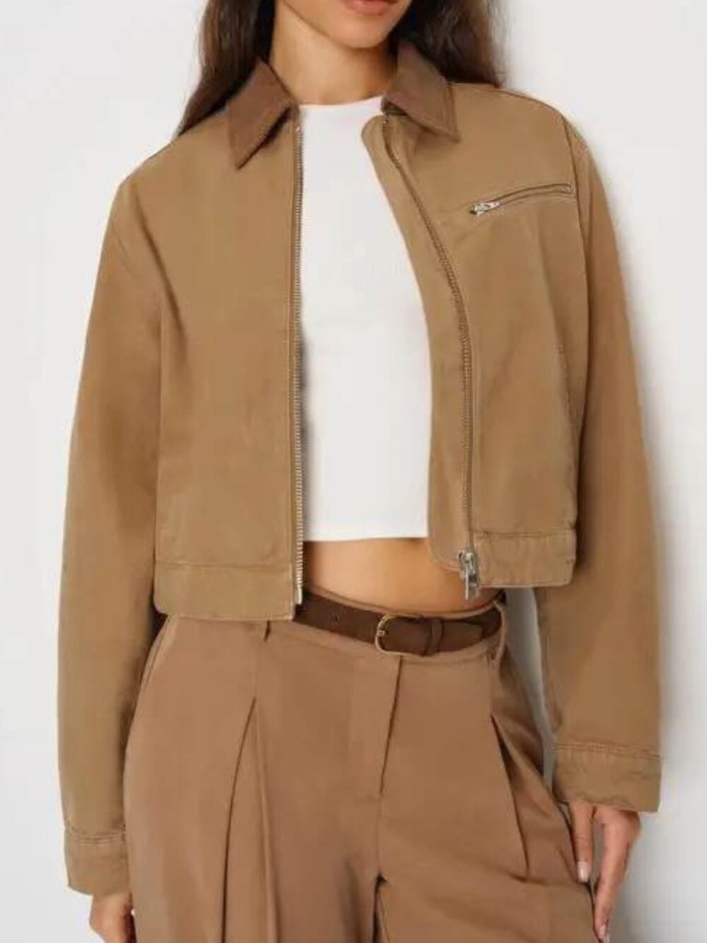 NWT Reformation Briar Cropped Utility Jacket XS